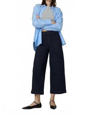 Joe's Jeans Chloe Utility Wide Leg Crop Pants - Blue