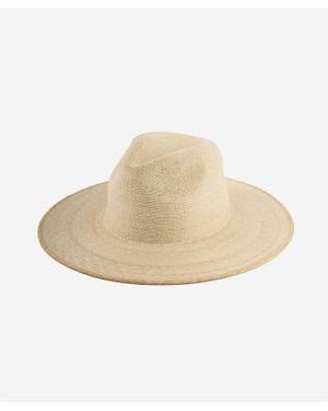 Gigi Pip Cove Wide Brim Fedora Straw Hat - Natural