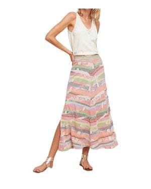 Aldo Martin's Sils Knit A-Line Skirt - Pink