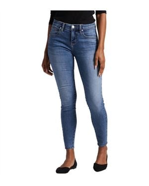 Jag Cecilia Skinny Mid Rise Jean - Blue