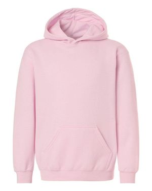 Tultex Youth Hooded Sweatshirt - Pink