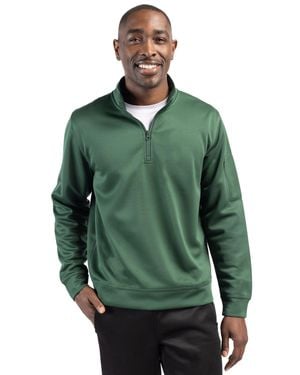 Clique Lift Eco Performance Half Zip Pullover - Green