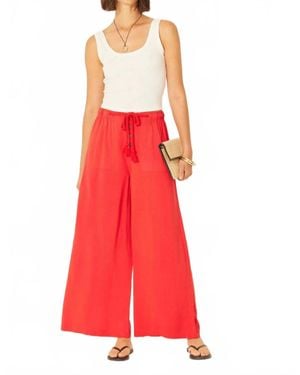 Bila77 Castillo Wide Leg Pant - Red