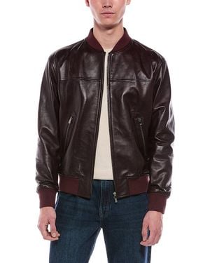Isaia Leather Jacket - Brown