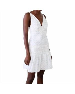 Never A Wallflower Elle Short Dress - White