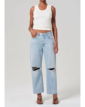 Citizens of Humanity Miro Barrel Leg Silhouette Jeans - Blue