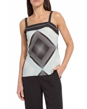 Lyssé Ananda Printed Tank Top - Gray