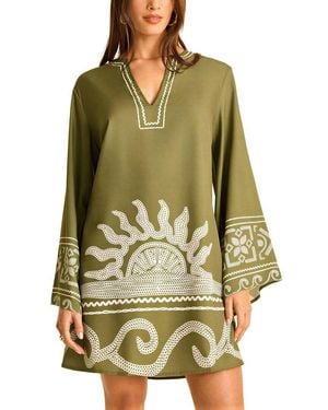 CAMILA BLANCO Mini Dress - Green