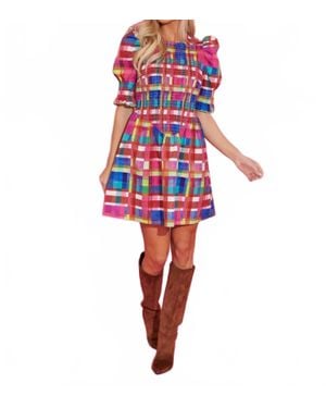 Alden Adair Polly Mini Dress - Red
