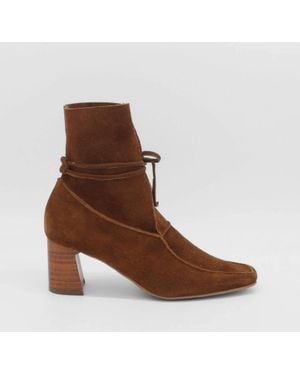 Stivali New York Awakening Ankle Booties - Brown