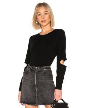 n:PHILANTHROPY Joelle Elbow Cut Sweater - Black