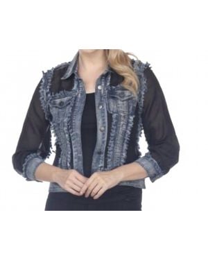 A.Z.I. Textured Jacket - Blue