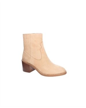 42 GOLD Miley Block Heel Boots - White