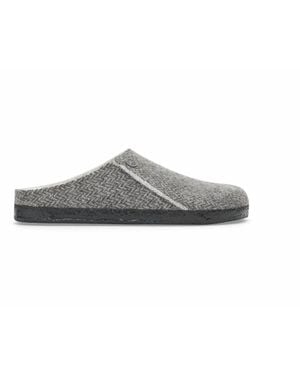 Birkenstock Zermatt Sherling Slipper - Gray
