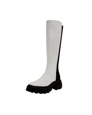 Katy Perry The Geli Combat Stretch Boot Optical Kp2689 - Black