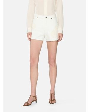 FRAME Crochet Dare Short - White