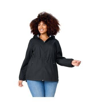 Free Country Plus Size X2O Anorak Rain Jacket - Blue