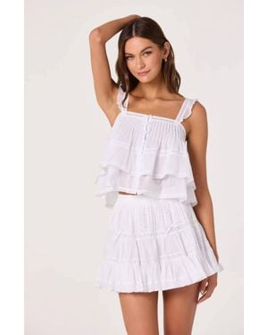 Astr Delia Skirt - White