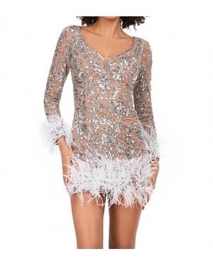 Designer Sequin Dresses With Feathers for Women - Up to 30% off | Lyst