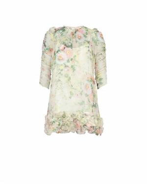byTiMo Organza Frilly Dress - White