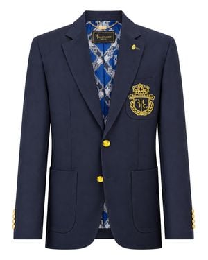 Billionaire Blazer Bb Crest - Blue