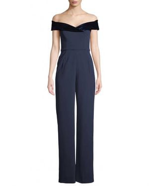Black Halo Yoli Colorblock Jumpsuit - Blue