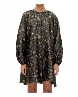 Stine Goya Voluminous Bow Dress - Black