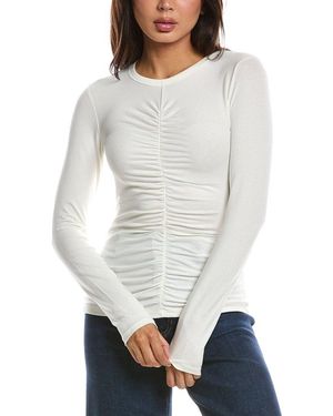 Rag & Bone Lucy Shirred Top - Gray