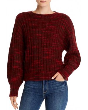 Parker Caims Marled Sweater - Red