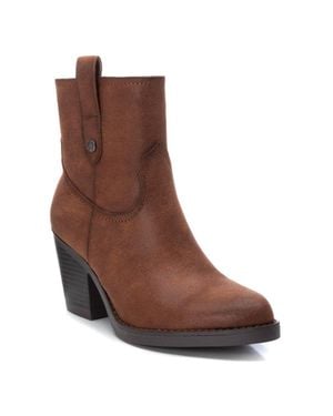Xti Italian Western Booties By - Brown