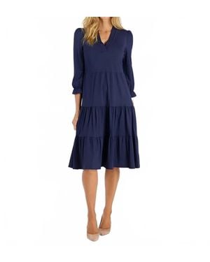 Jude Connally Maggie Midi Dress - Blue