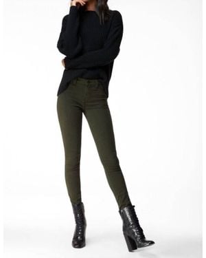 J Brand 485 Ivy Super Satten Skinny Jeans - Black