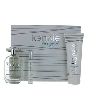 Kensie Free Spirit By 3 Piece Gift Set For - Blue