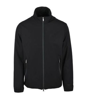 Paul & Shark Nylon Softshell Jacket - Black