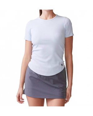 Tavi Essential Ladder Stitch Tee - White