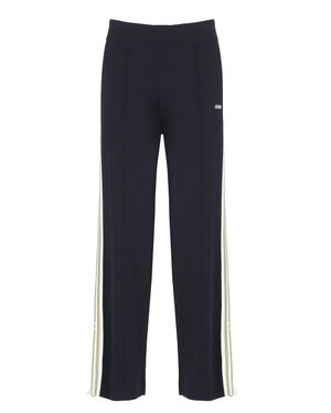 Autry Main Viscose Striped Pants - Blue