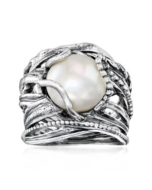 Ross-Simons 12-12.5Mm Cultured Pearl Ring - Gray
