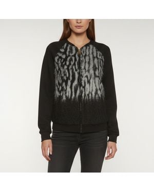 Roberto Cavalli Gym/ Mohair Double Jersey Jacket - Black