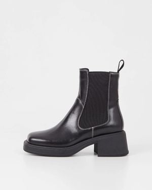 Vagabond Shoemakers Dorah 5642-001-87 Boots Leather Chelsea Zogg2864 - Black