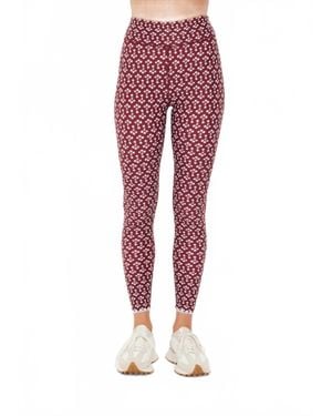 The Upside Firefly 24In Midi Pant - Red
