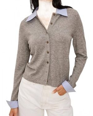 Rails Eryn Cotton-Blend Cardigan - Gray