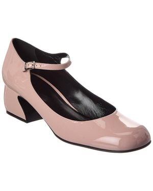 Sergio Rossi 45 Patent Pump - Pink