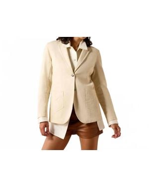 Ariat Bianca Embroidered Western Blazer - Natural