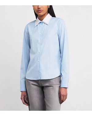 Rag & Bone Dayton Poplin Shirt - Blue