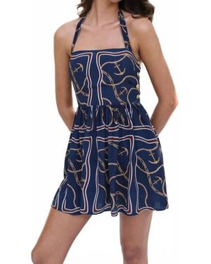 Saylor Lochlan Dress - Blue
