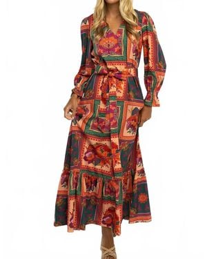 Briton Court Evelyn Maxi Dress - Red