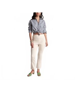 Frances Valentine Quincy Stretch Pants - White