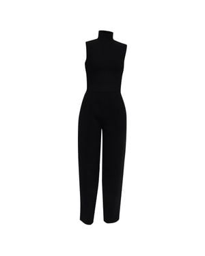 Hervé Léger Turtleneck Jumpsuit - Black