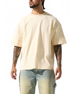 SERENEDE Four Corners Cotton T-Shirt - Natural