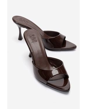 Prologue Shoes Tiera Stiletto Mule - Black
